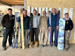 Skibauseminar, Kursteilnehmer Skibau und Snowboardbau